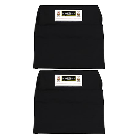 Seat Sack Seat Sack, Large, 17 inch, Chair Pocket, Black, PK2 117-BK